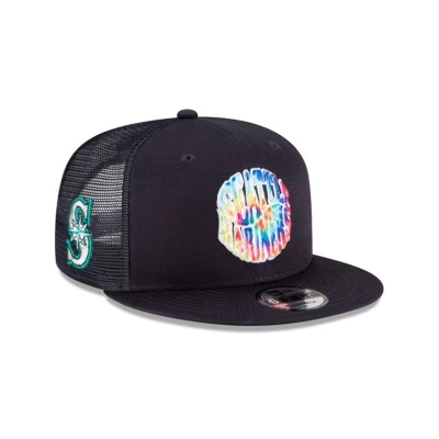 Seattle Mariners Gorra | New Era MLB Groovy 9fifty Snapback Cap Mexico - Azules